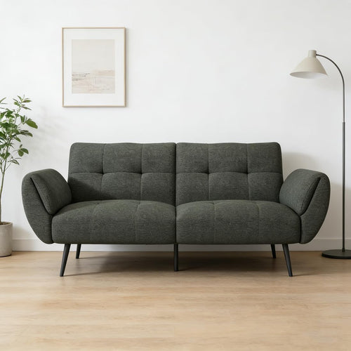 JIEXI sofá 3 plazas, Respaldo no Plegable, 191 x 83 cm