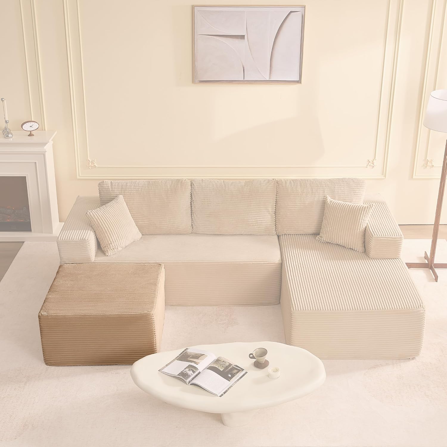 Sofá esquinero con función Cama y Chaise Longue