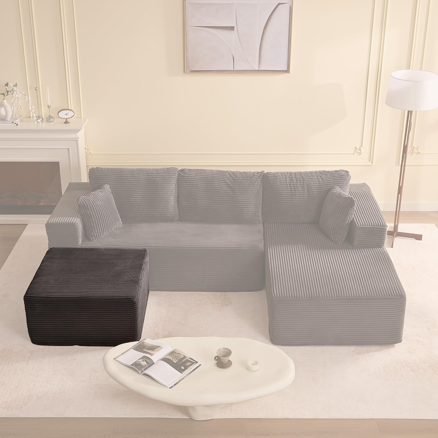Sofá esquinero con función Cama y Chaise Longue