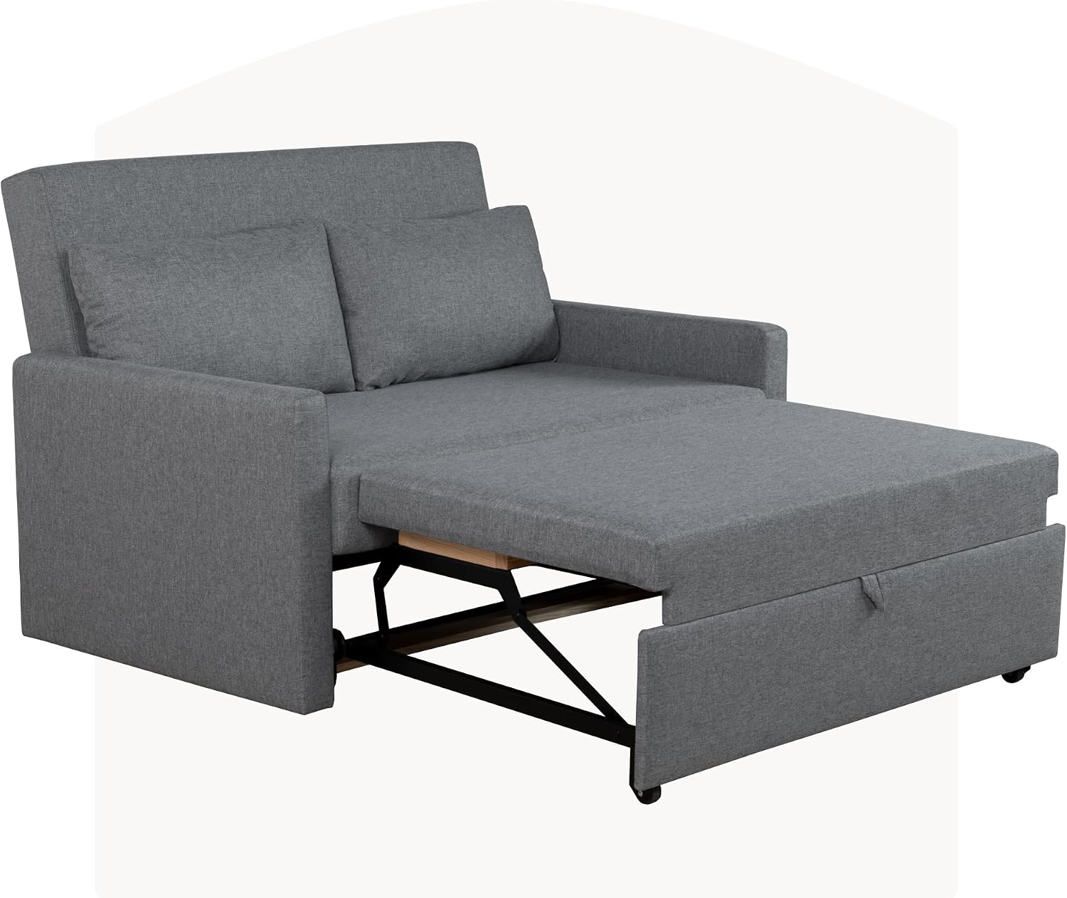 Sofá Cama 2 Plazas Plegable 132 cm
