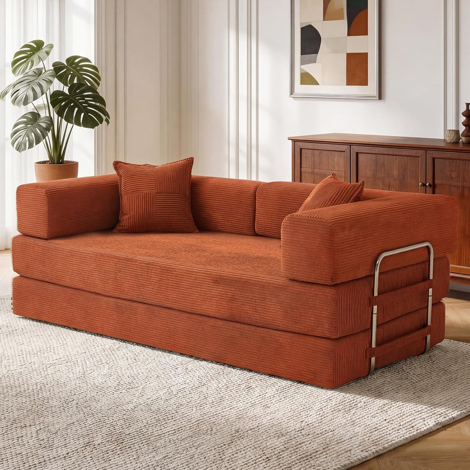 160cm Sofá Cama 2 Plazas | Pana,Modular,Plegable 5 en 1