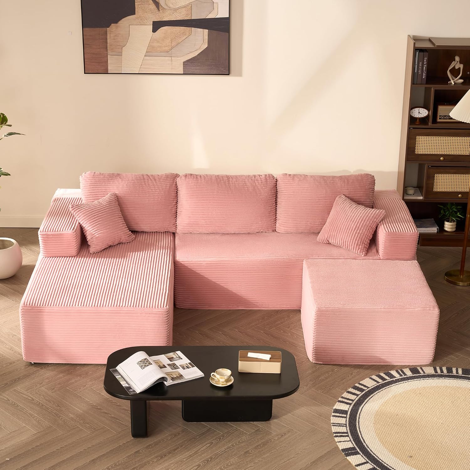 Sofá esquinero con función Cama y Chaise Longue