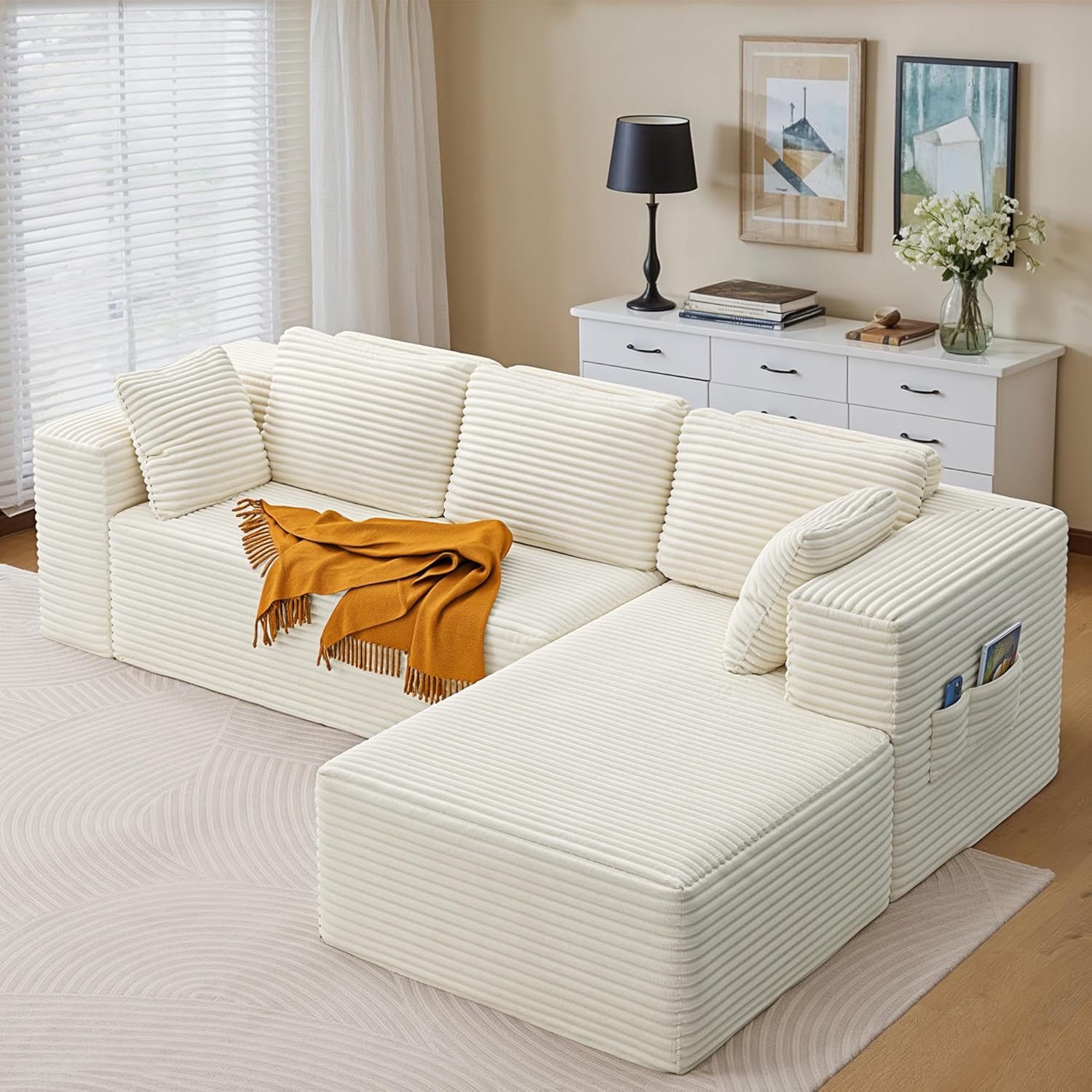 Sofá Esquinero Modular Forma L