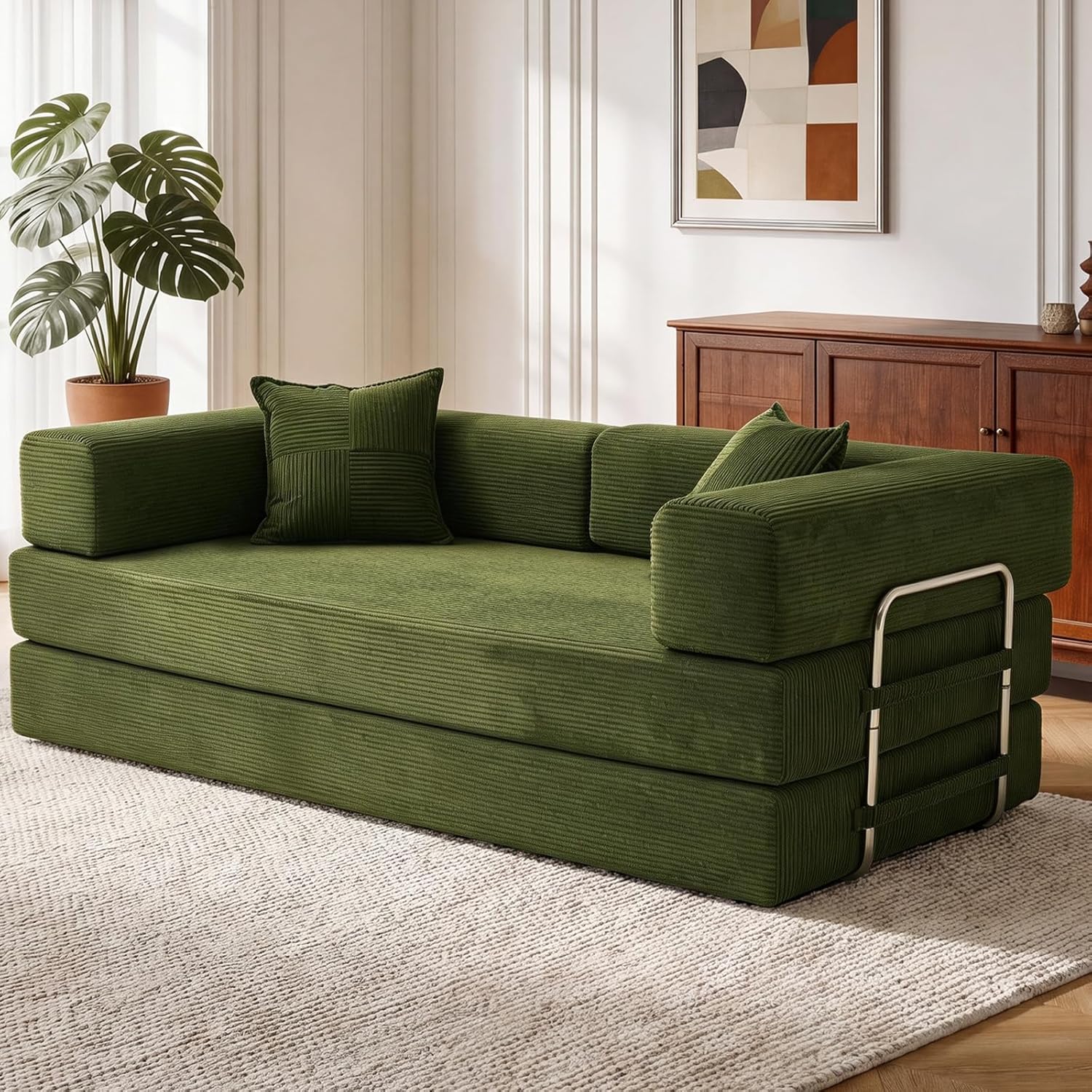 160cm Sofá Cama 2 Plazas | Pana,Modular,Plegable 5 en 1
