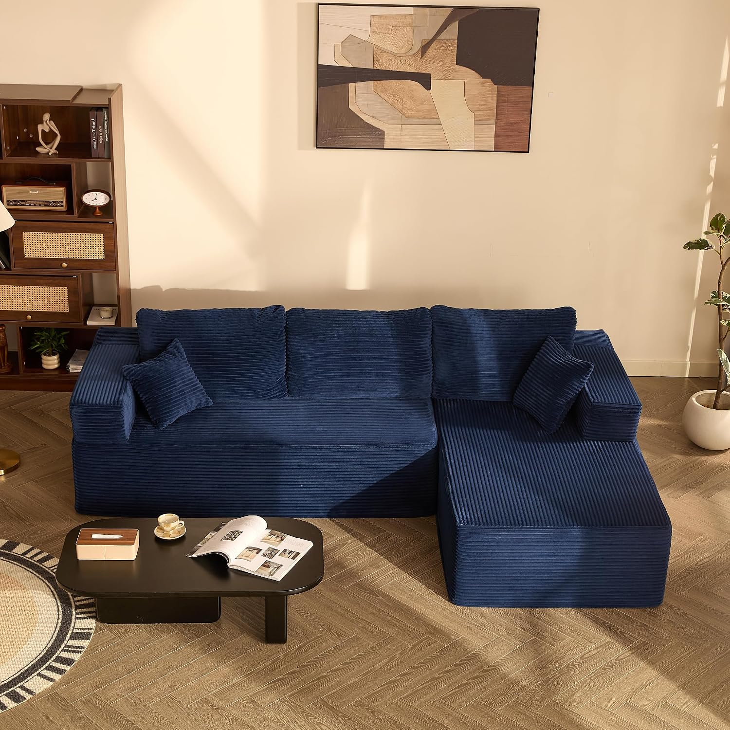 Sofá esquinero con función Cama y Chaise Longue