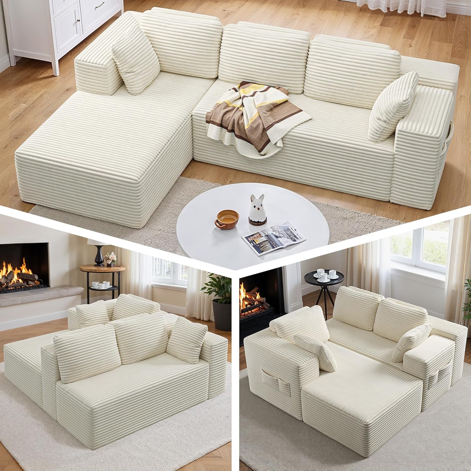 Sofá Esquinero Modular Forma L