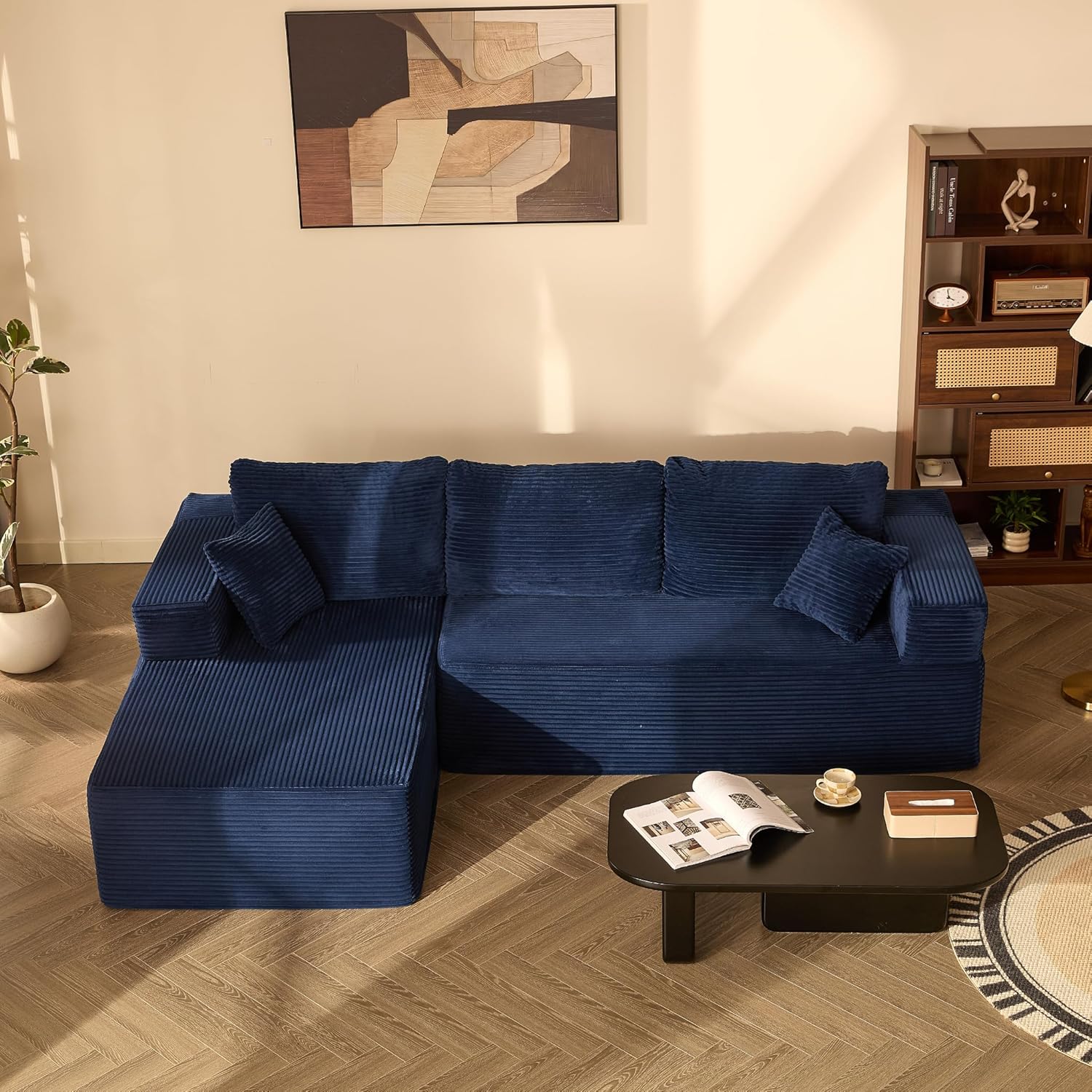 Sofá esquinero con función Cama y Chaise Longue