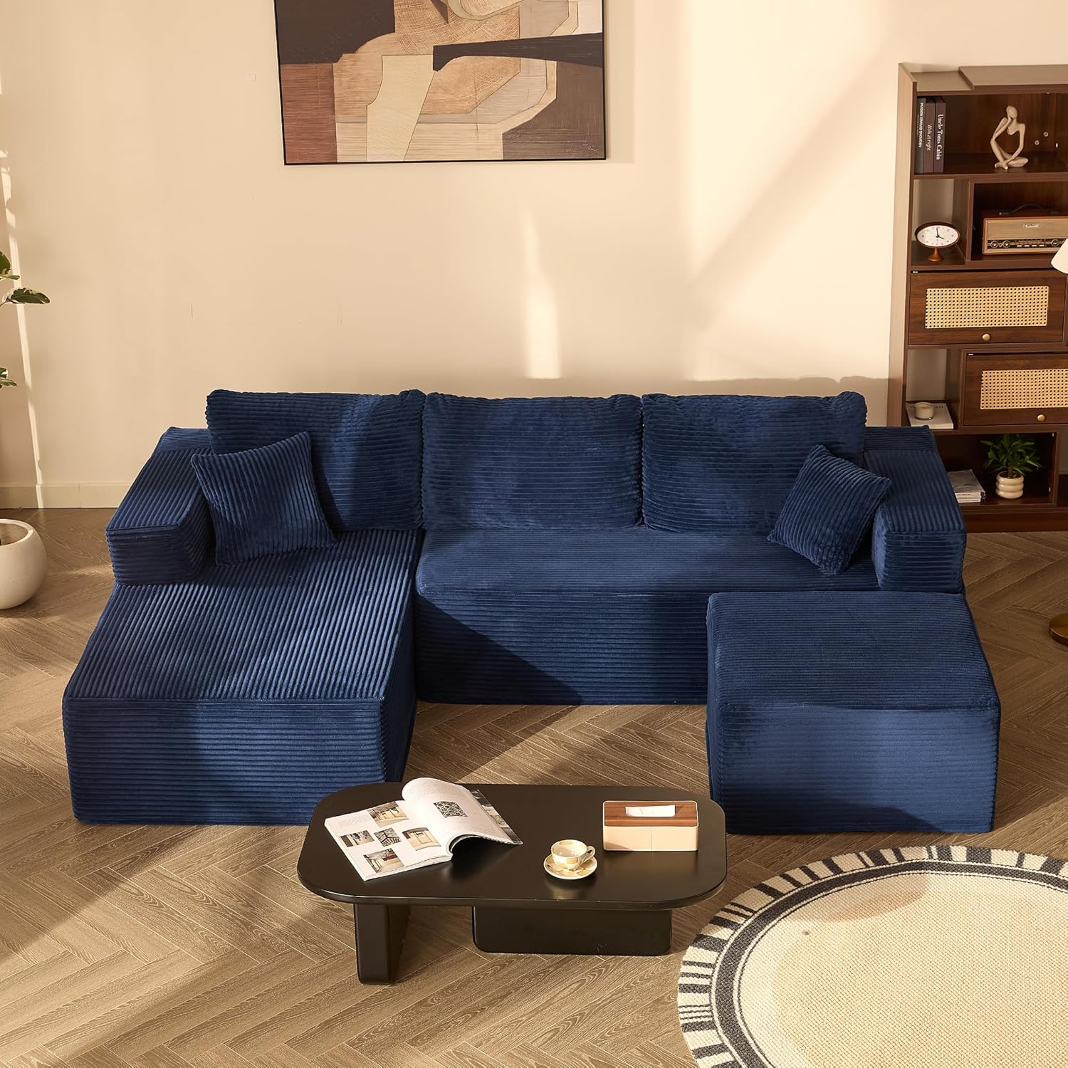 Sofá esquinero con función Cama y Chaise Longue